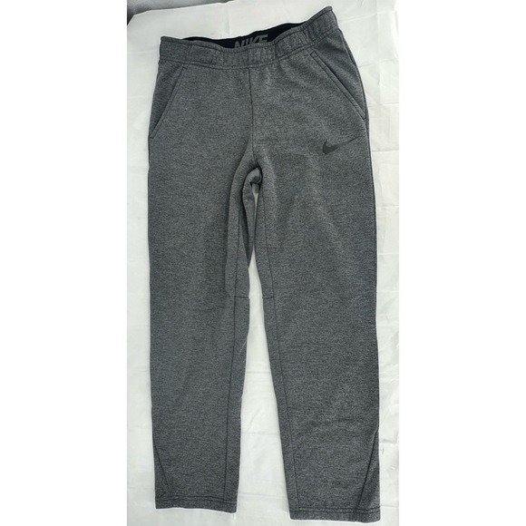 Nike Therma Dri-Fit Fleece Training Sweatpants Men's Small Gray Comfort - Picture 1 of 10
